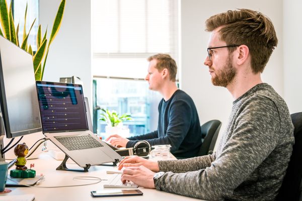 IT technician providing computer support for a small business